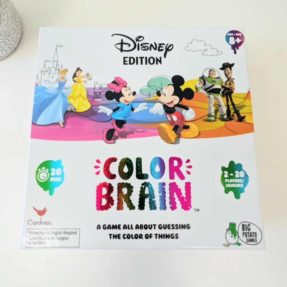 Disney Trivia Color Brain Game EUC For Disney Enthusiasts